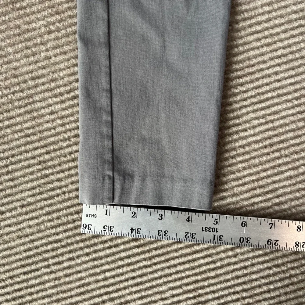 Michael Kors Gray Pull On‎ Slim Fit Stretch Pants Womens Medium Business Casual